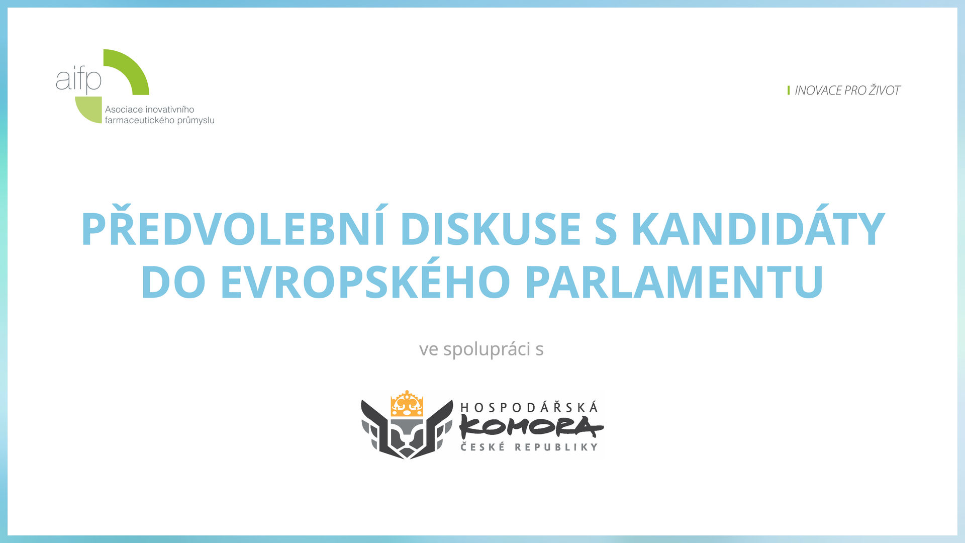 Předvolební diskuse s kandidáty do Evropského parlamentu