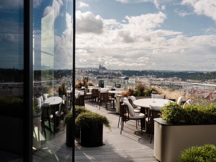 Welcome drink with stunning view