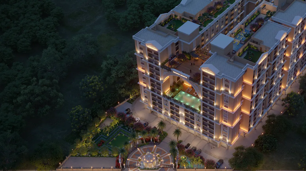 Aerial View of Krishna Heights