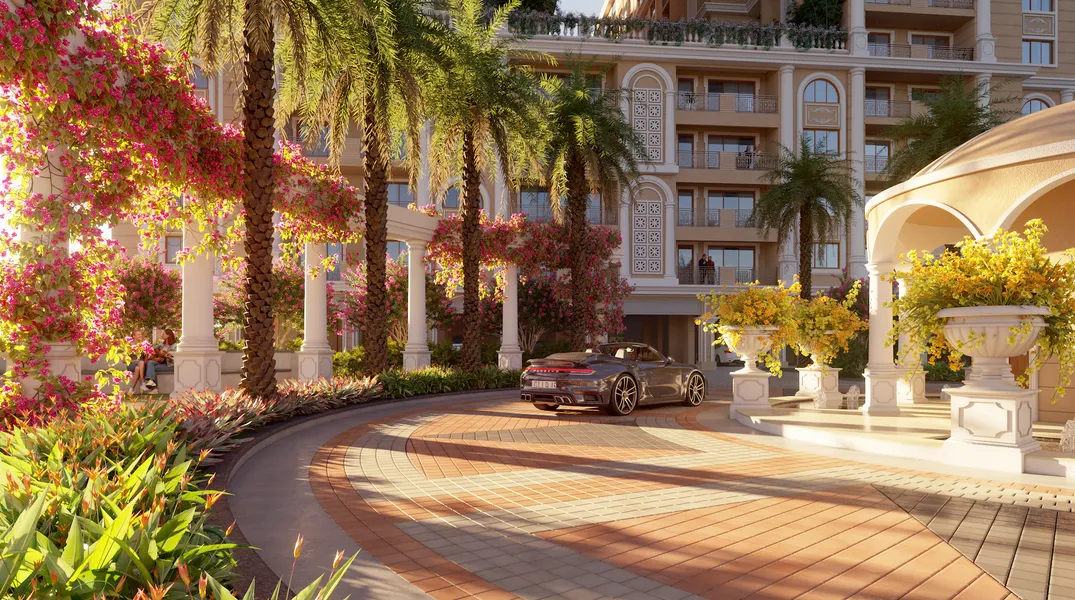 Front Yard of Krishna Heights