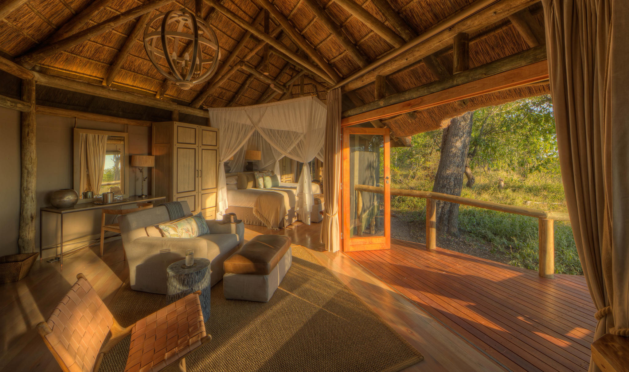 Camp Moremi Guest Room Interior