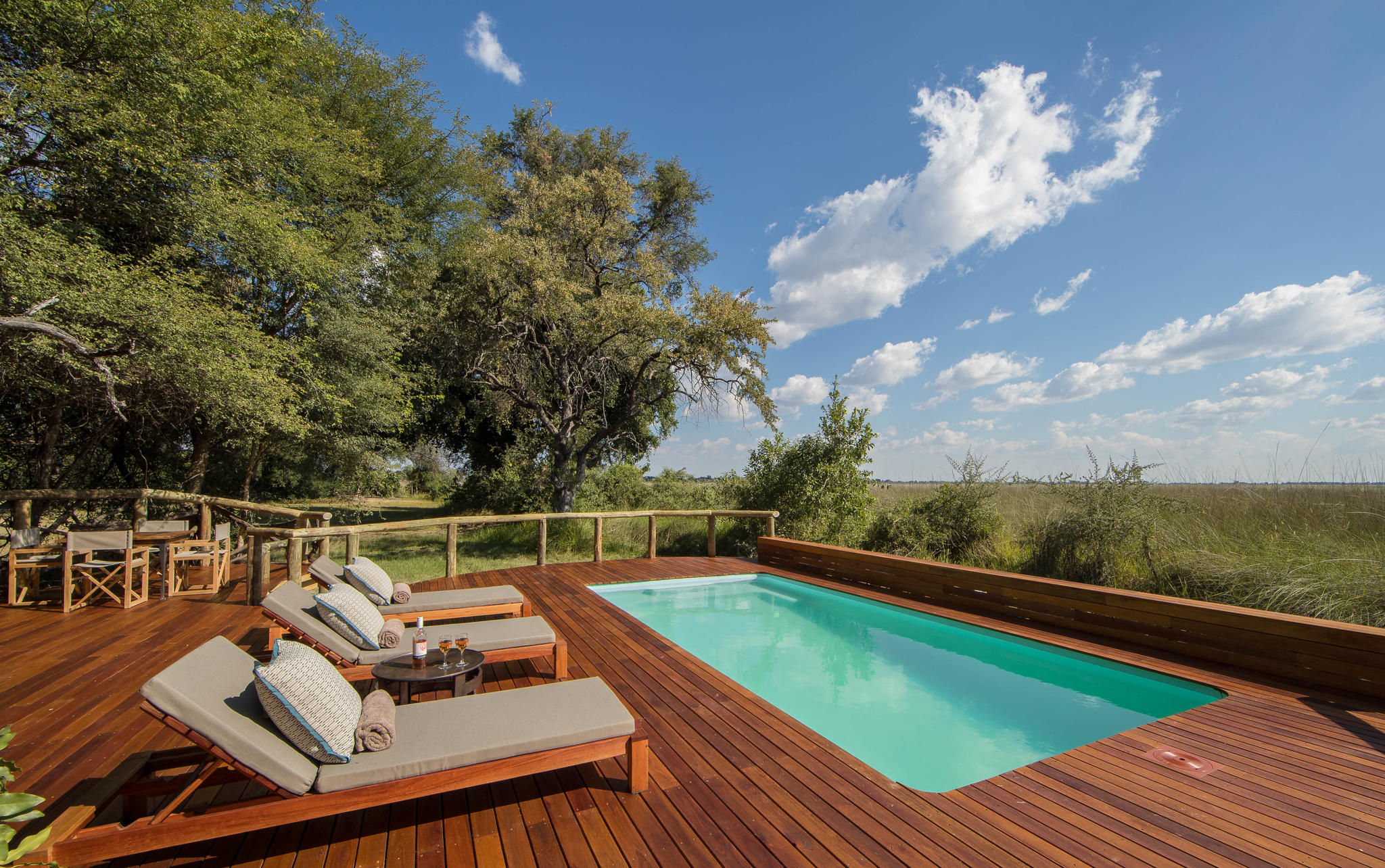 Camp Moremi guest pool