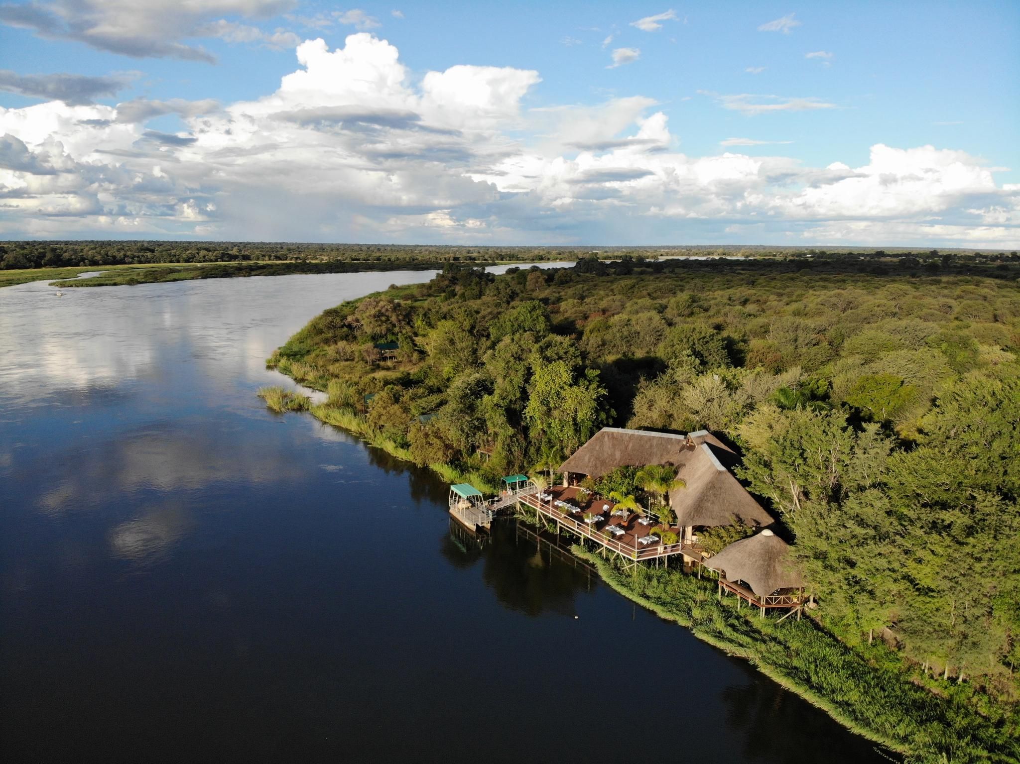 Nunda River Lodge aerial shot