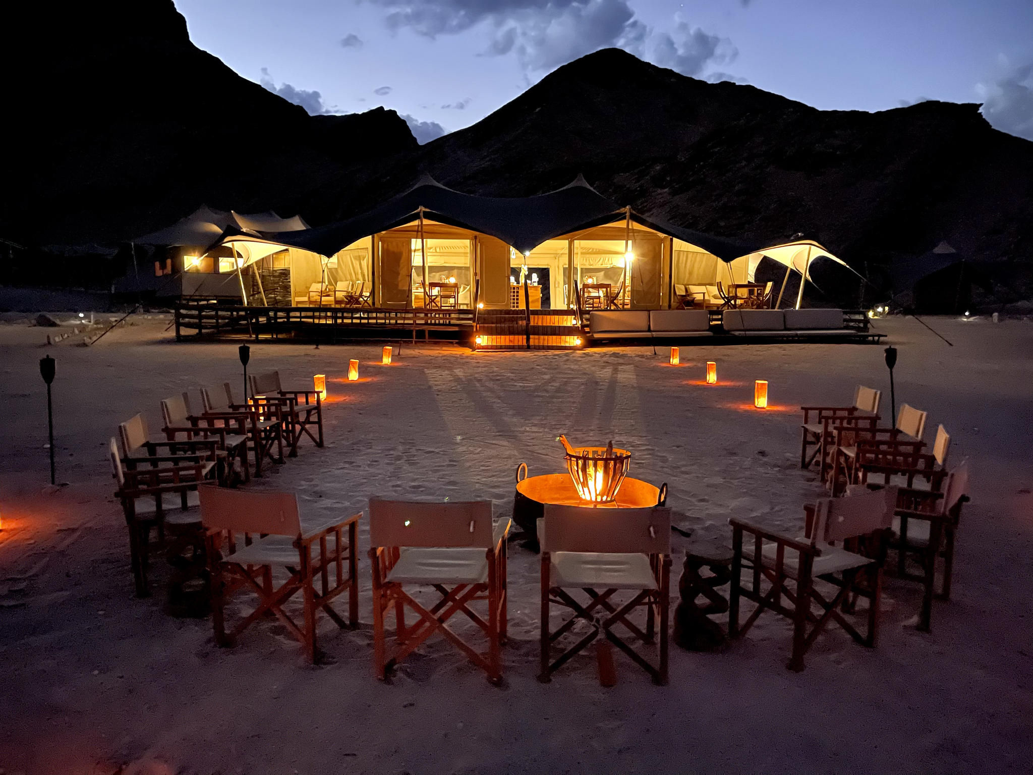 Hoanib Valley Camp - Outside Boma