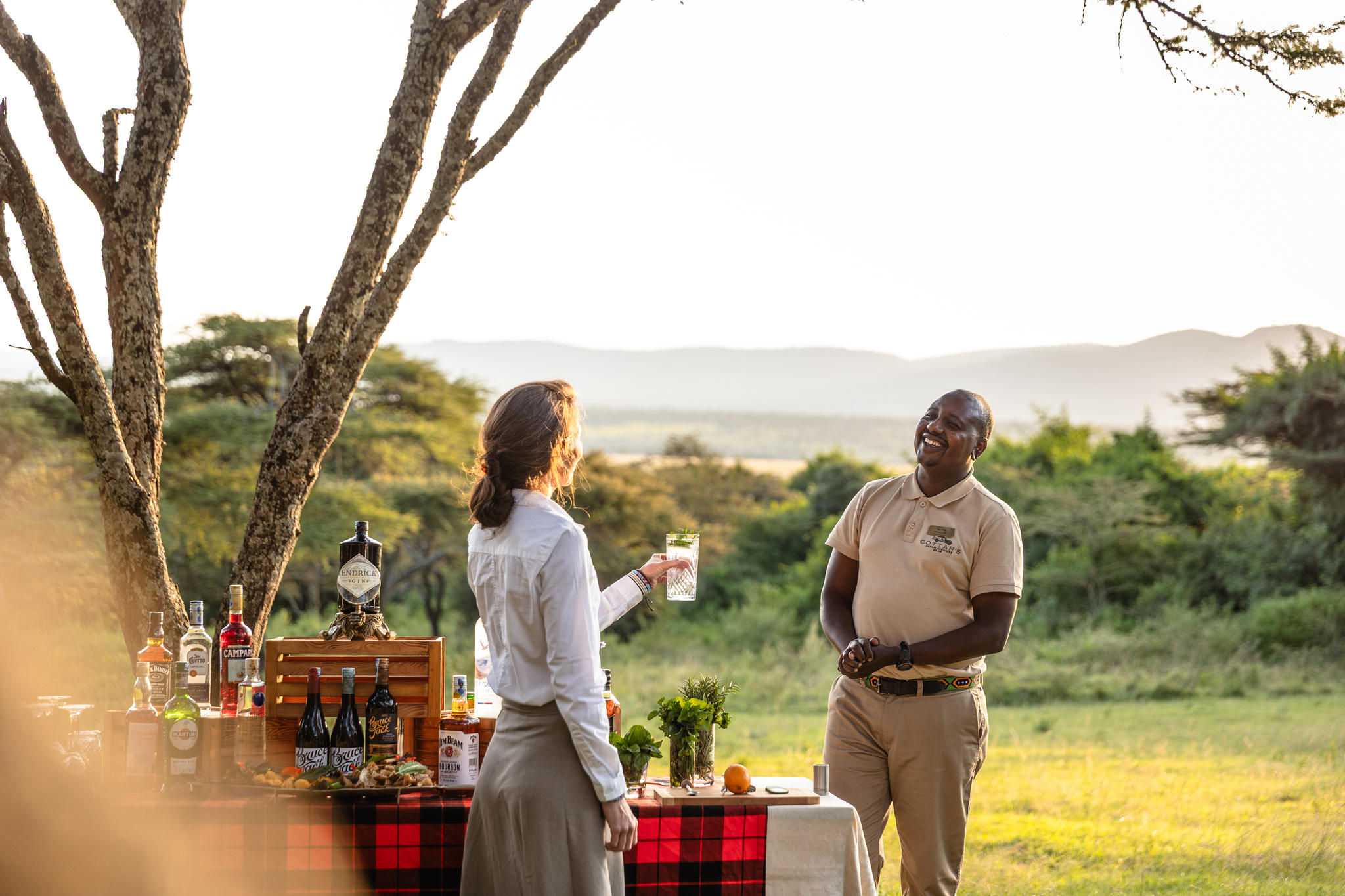 Main areas at Cottars 1920s Camp