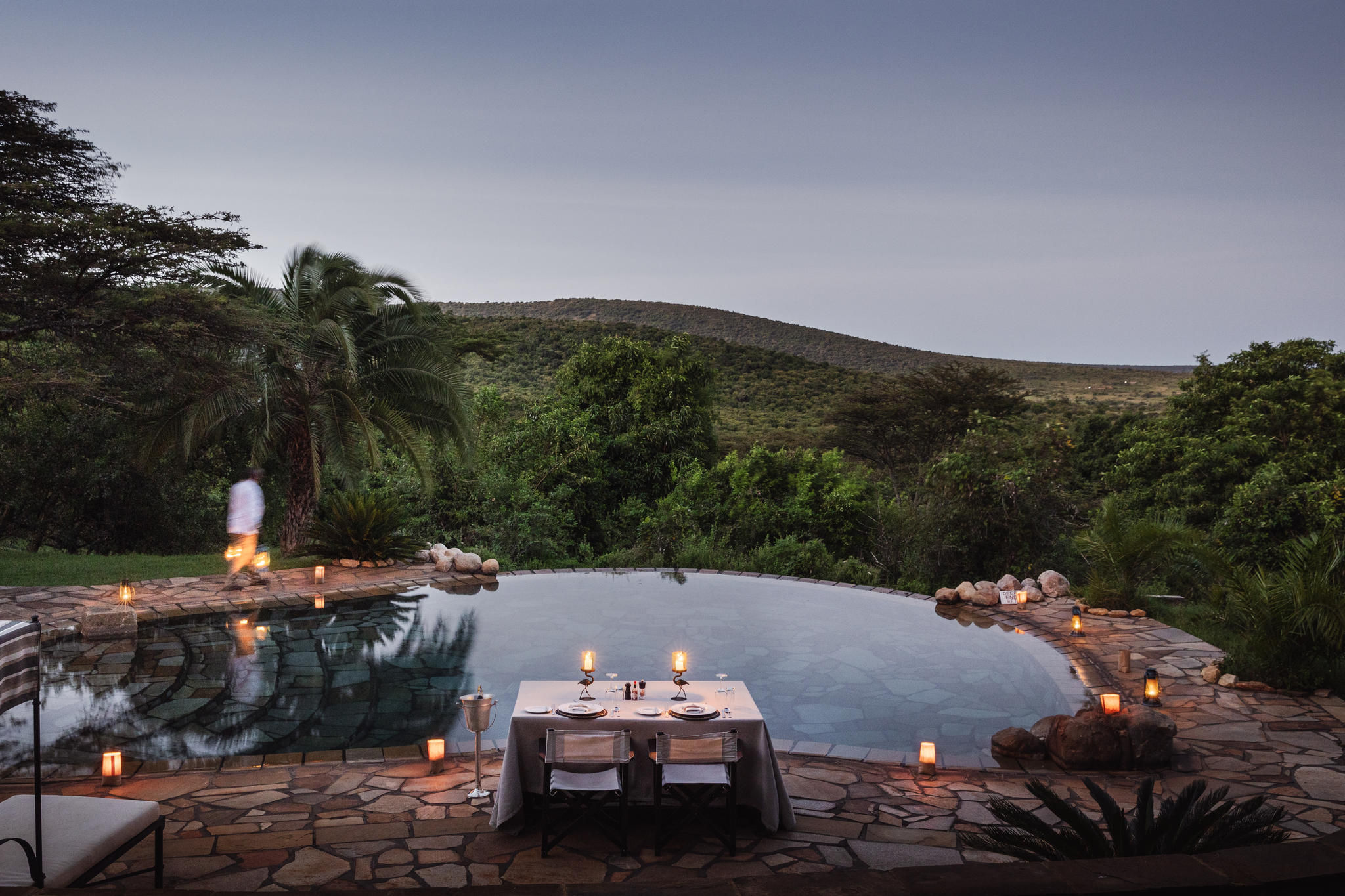 Main areas at Cottars 1920s Camp