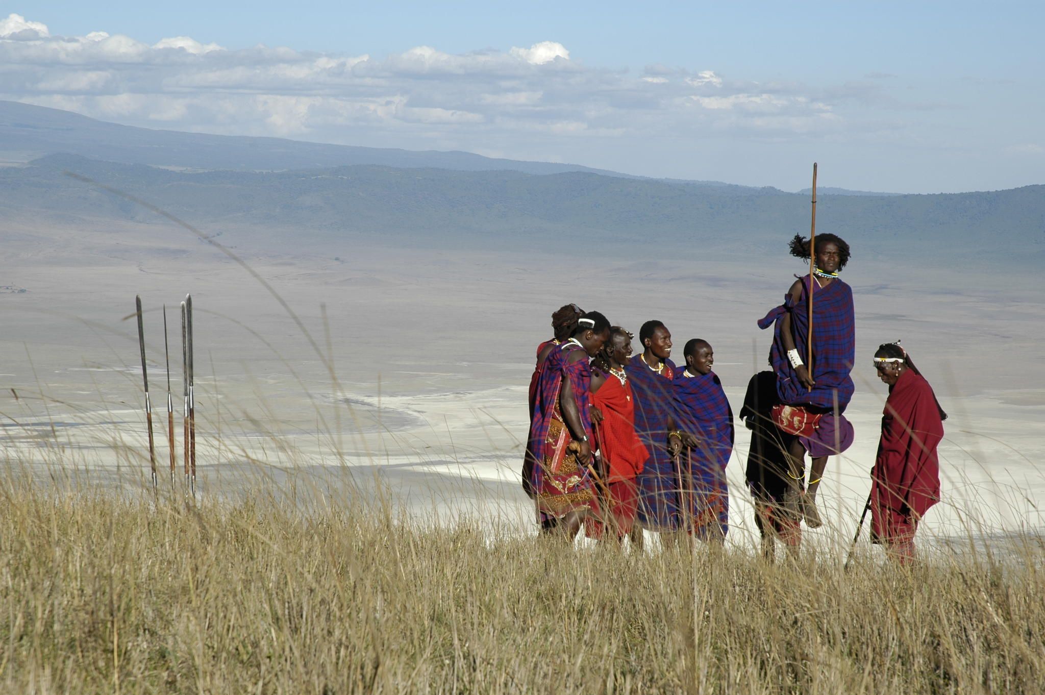 Jumping with the Maasai