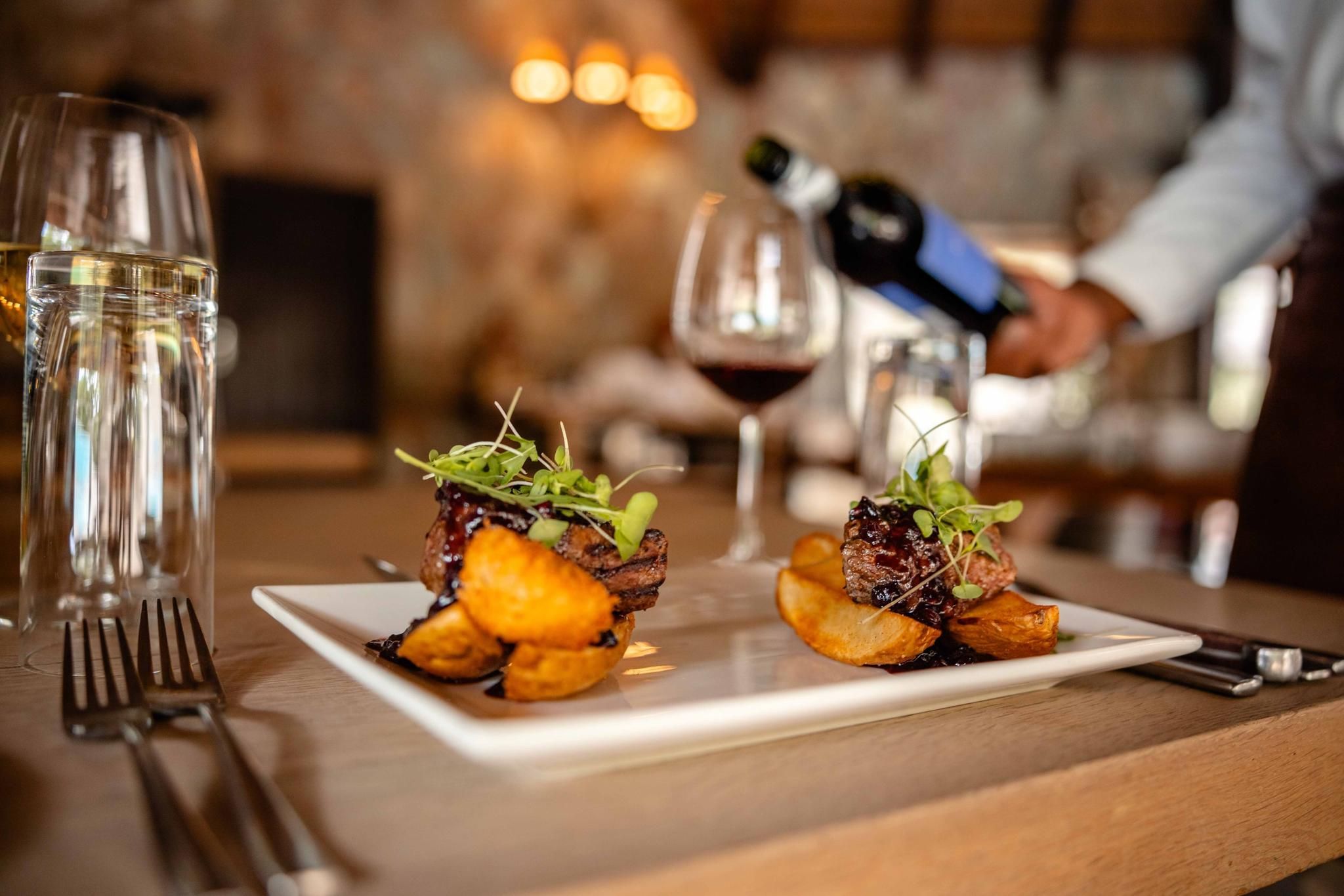 Kapama Buffalo Camp dining