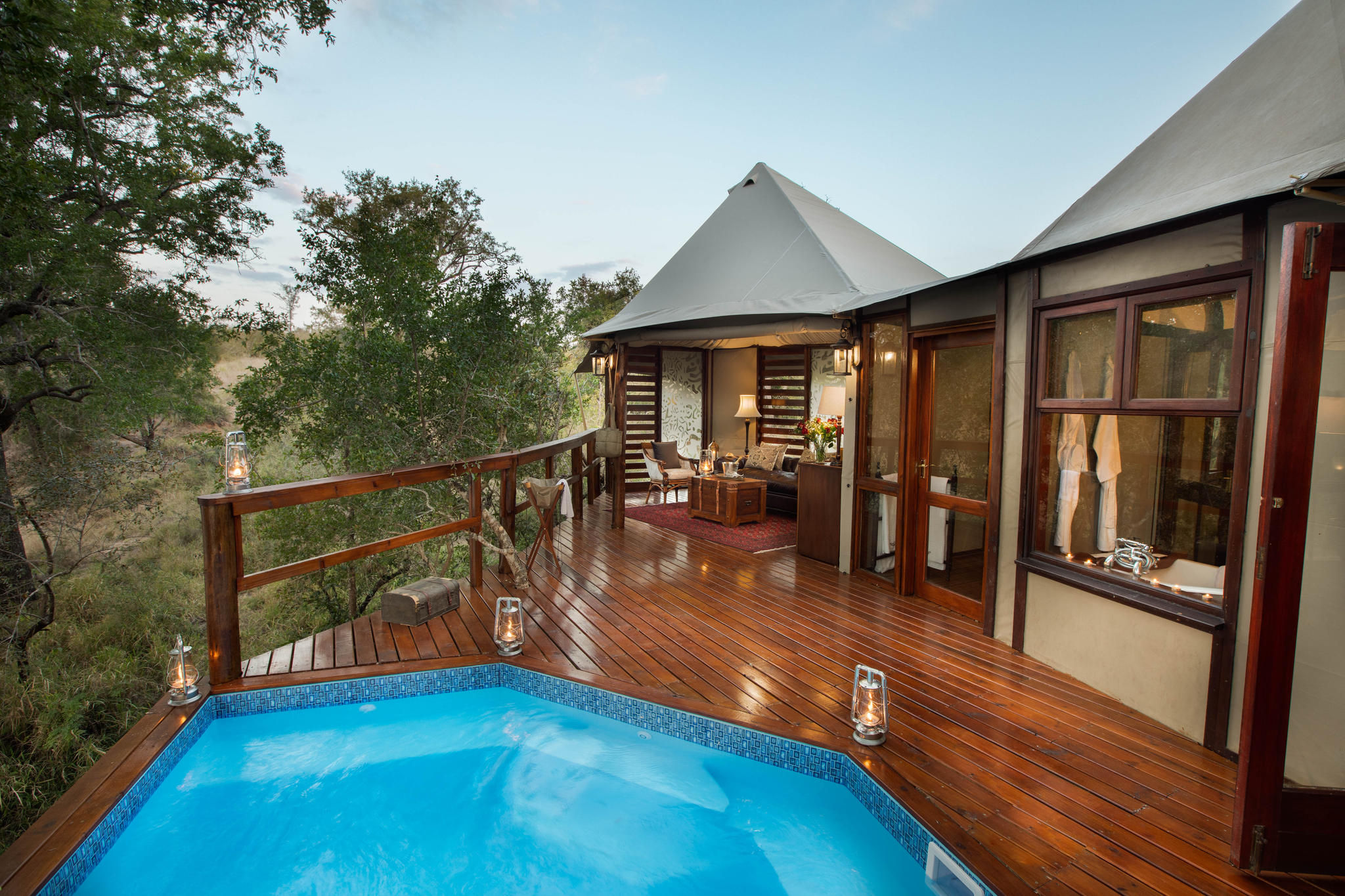 Hamiltons Tented Camp - Suite Deck Exterior 2