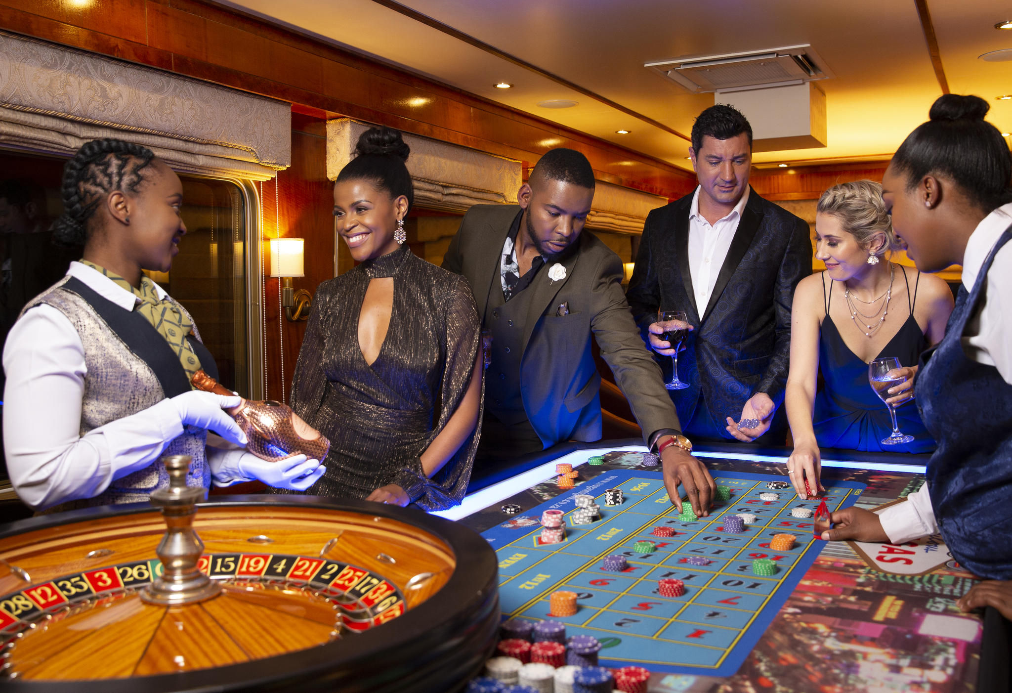 Entertainment in Observation Car