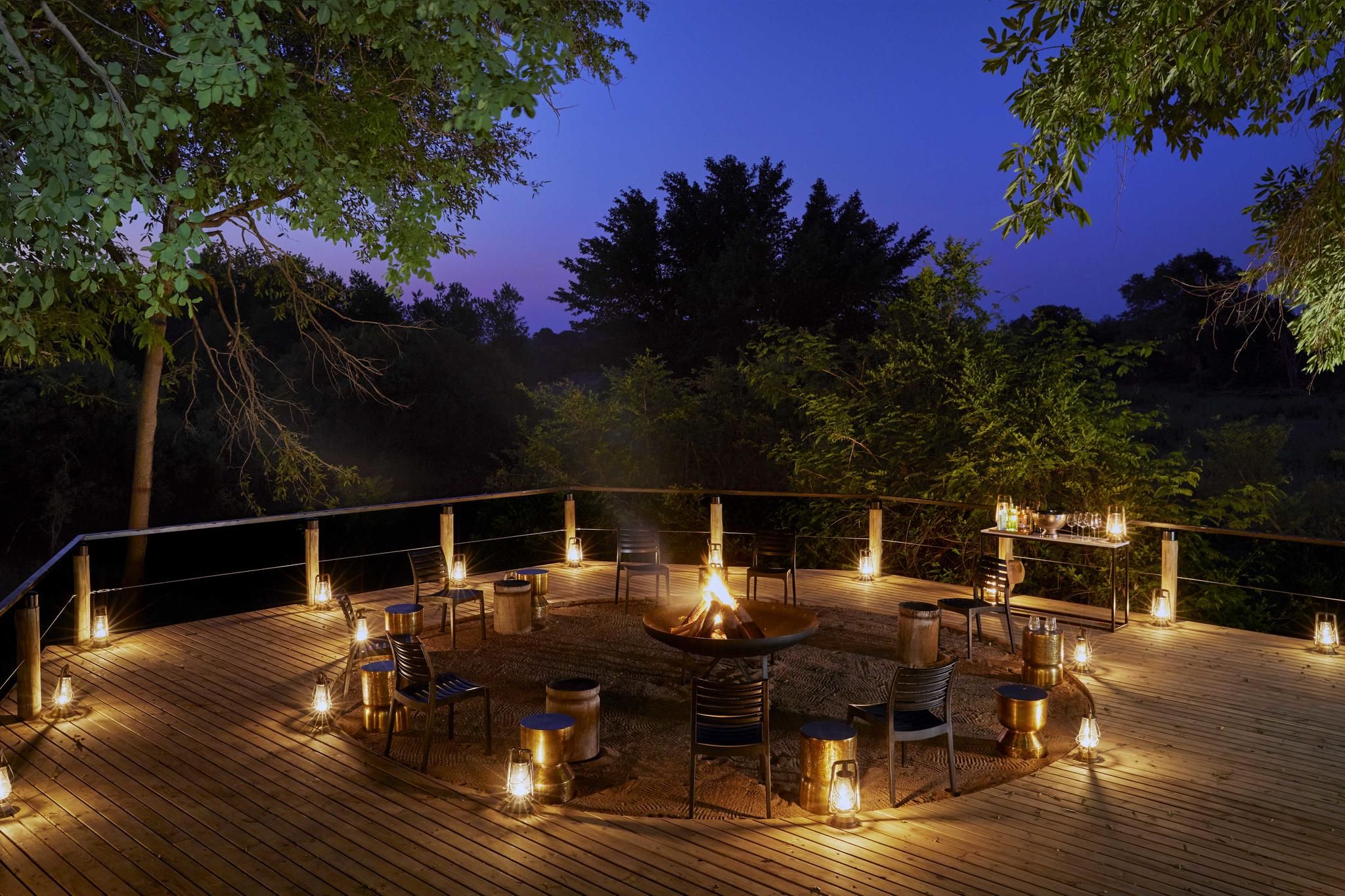 Lion Sands Tinga - Fire Deck