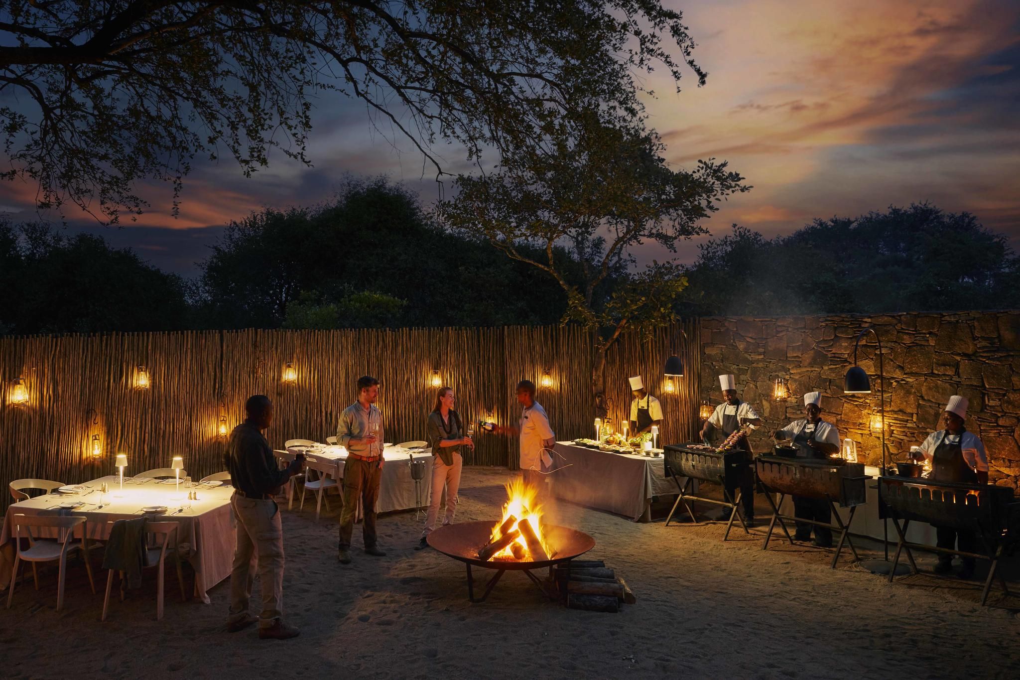 Lion Sands Narina Lodge - Boma Dinner
