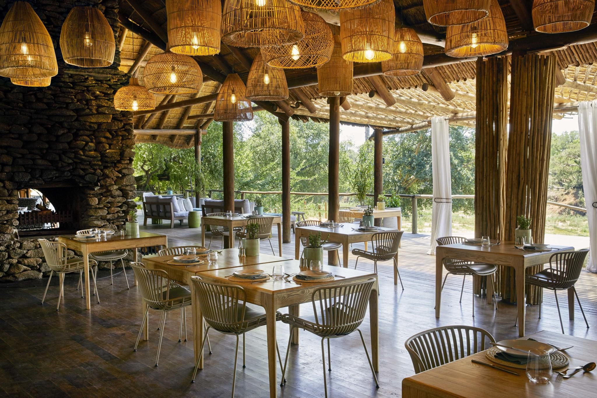 Lion Sands Narina Lodge - Dining Room