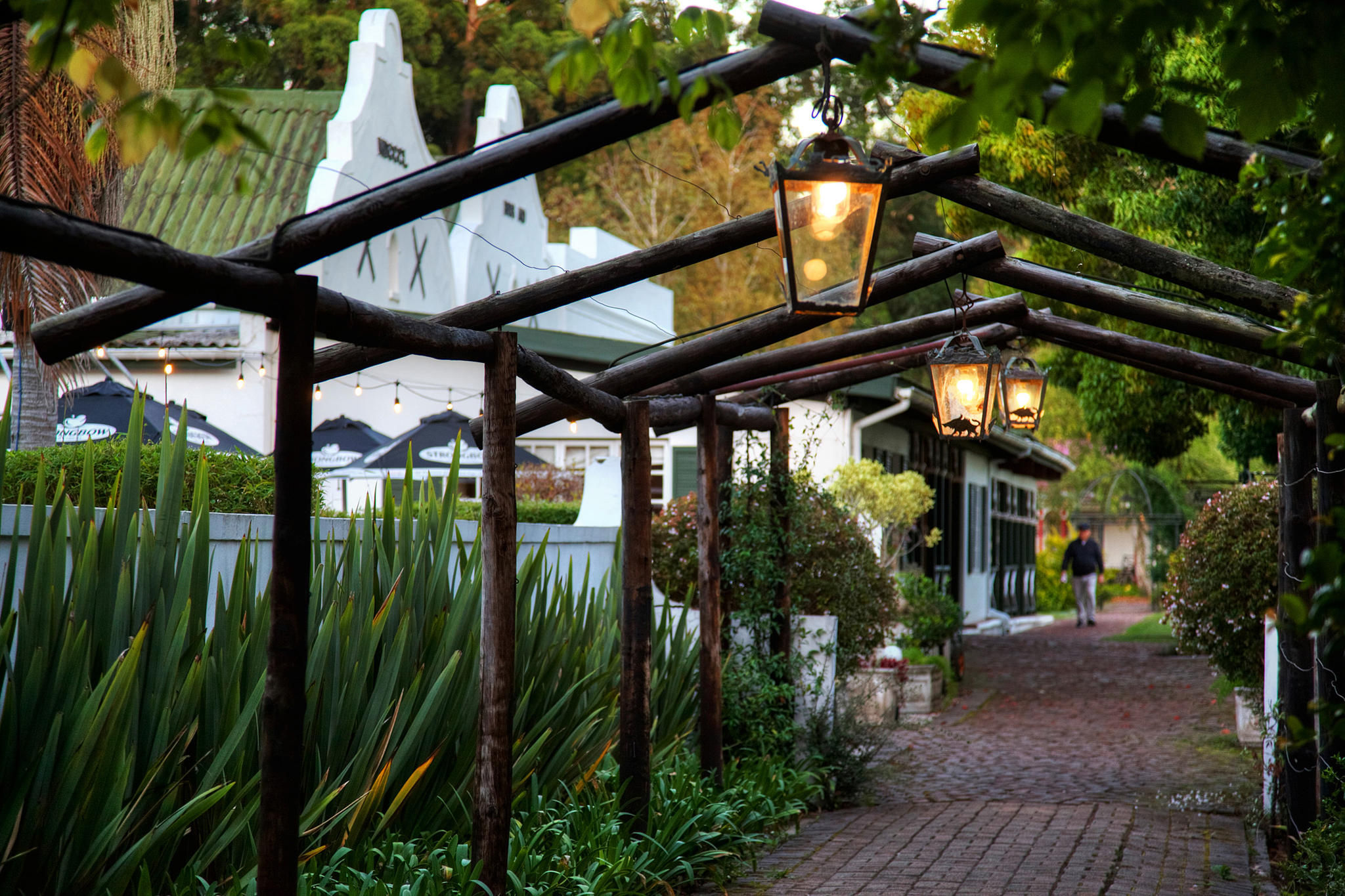 Walkway between rooms
