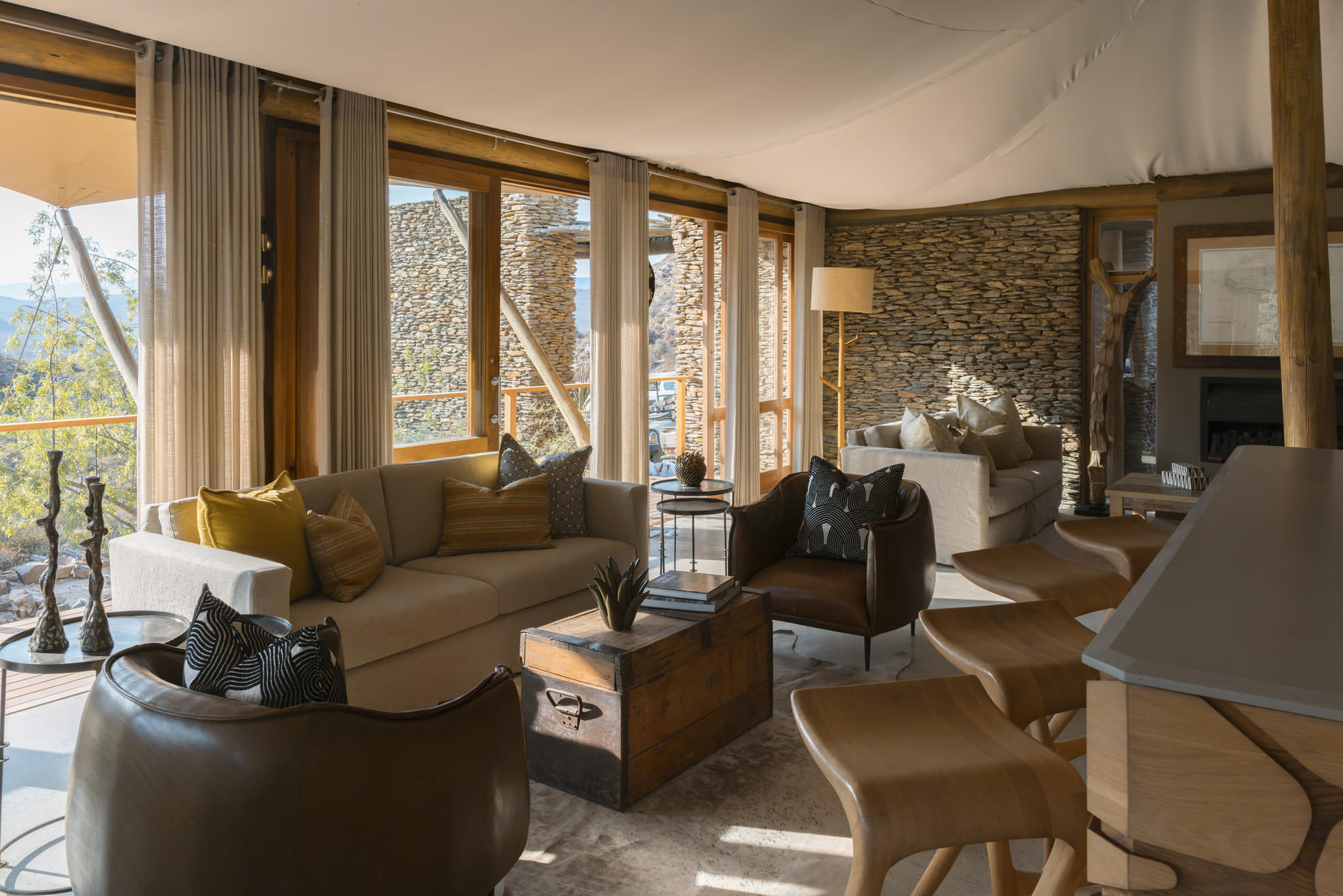 Dwyka Tented Lodge at Sanbona Wildlife Reserve