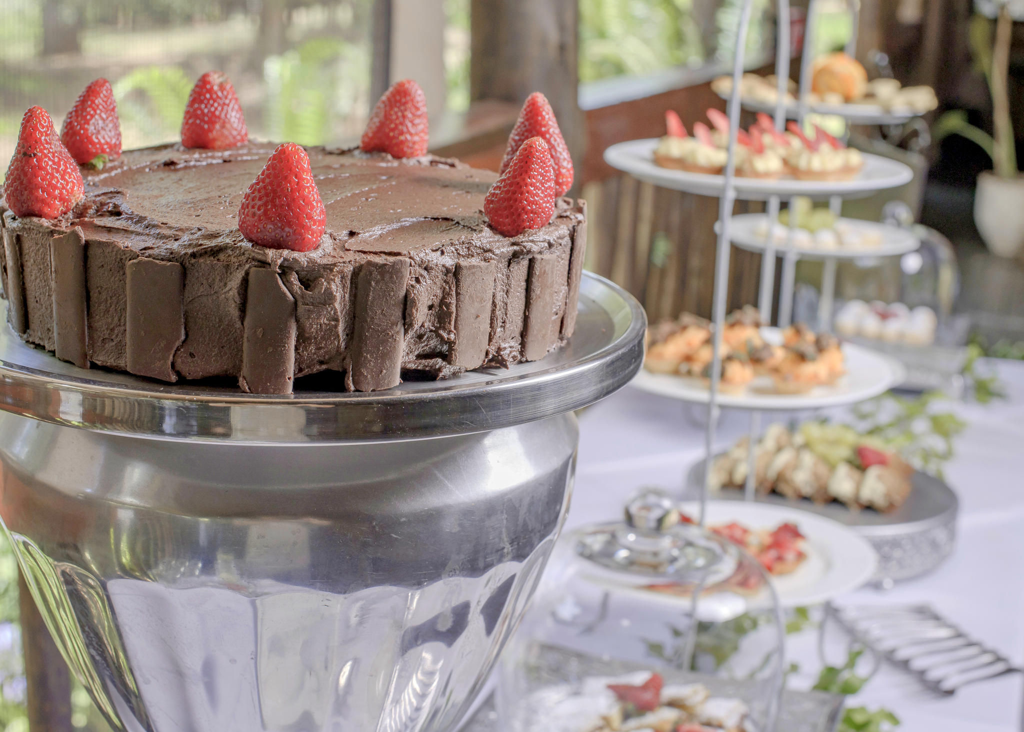 Afternoon tea at Chisomo Safari Lodge 