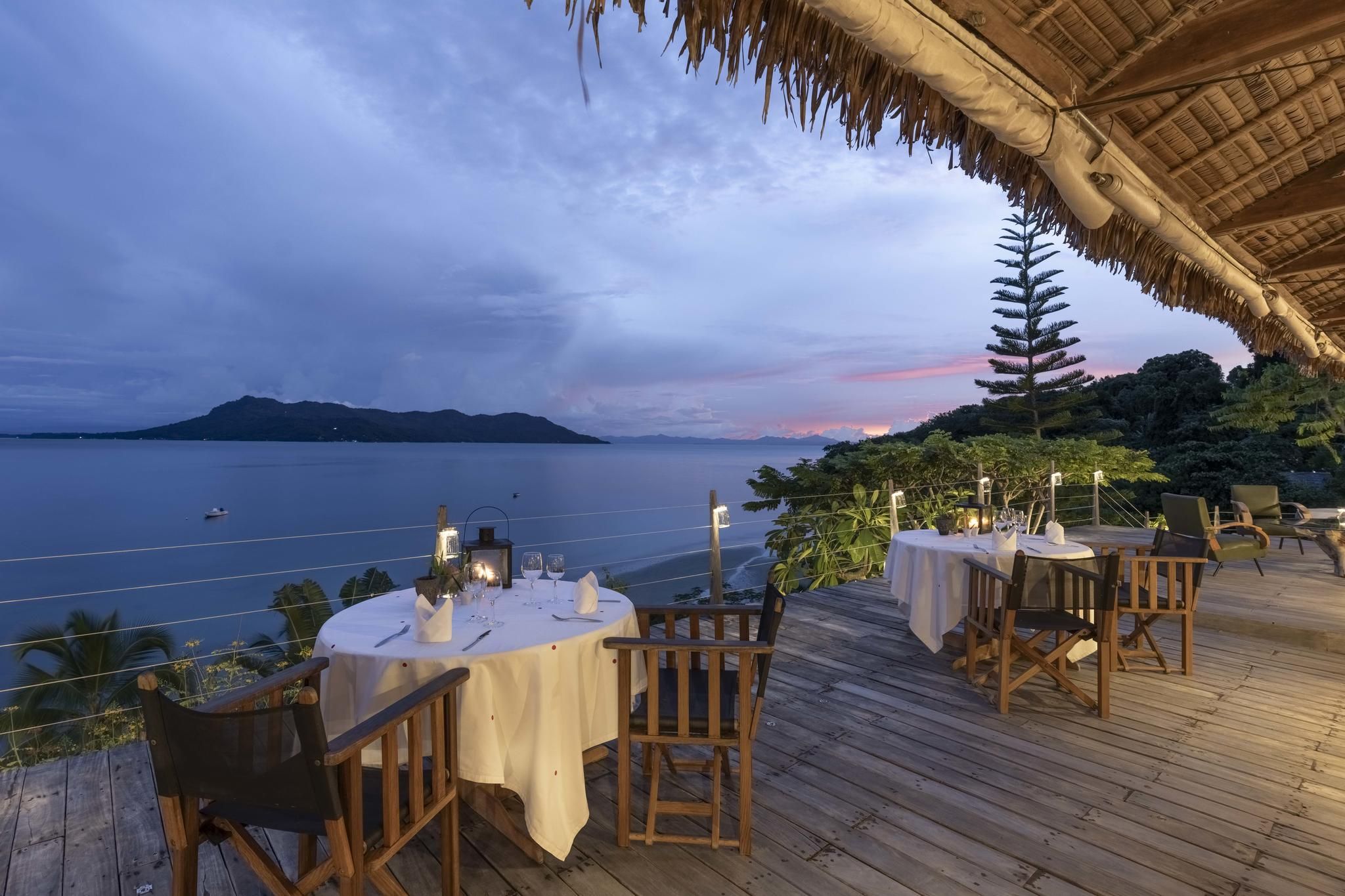 Dining at Tsara Komba 
