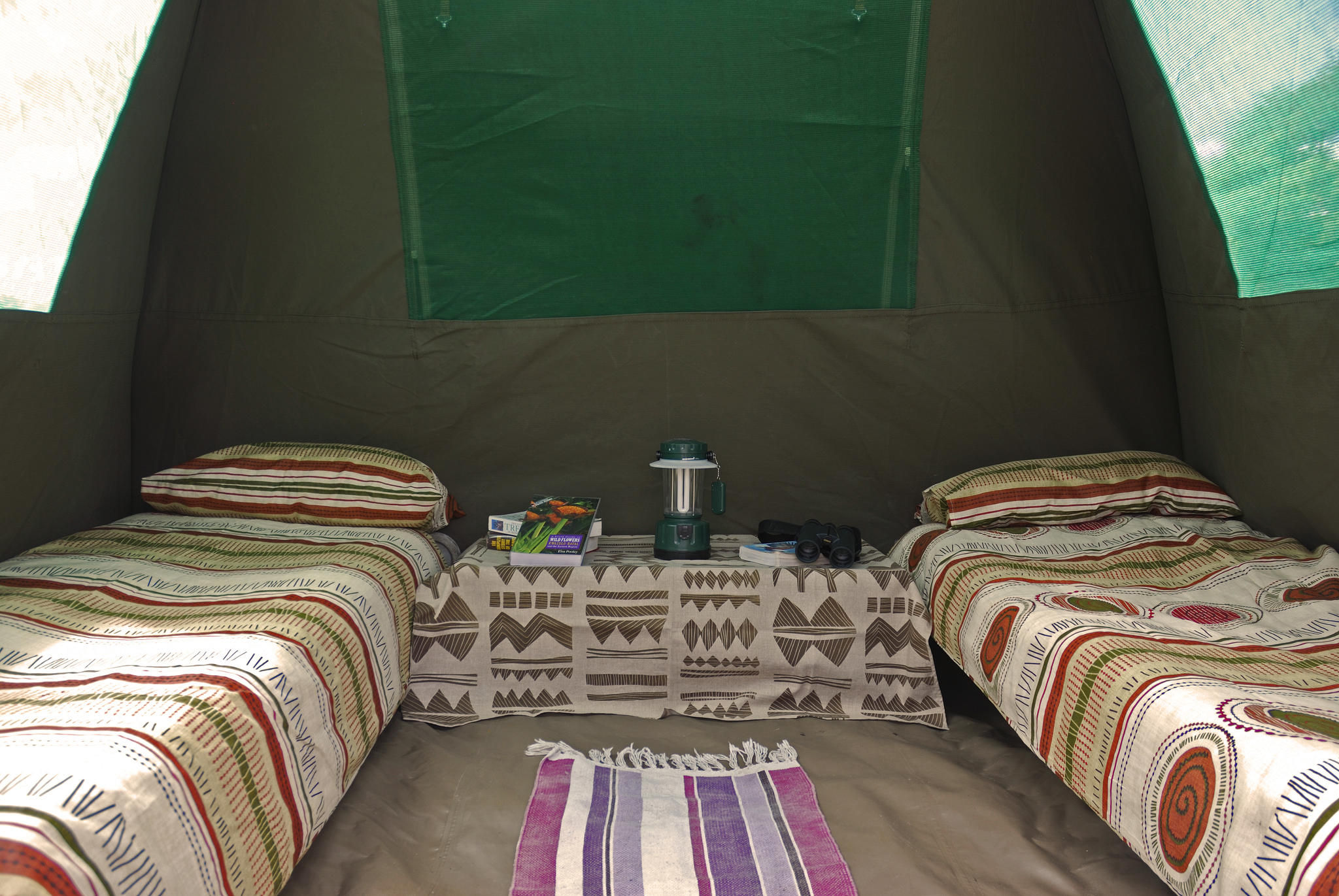 Inside of Tent