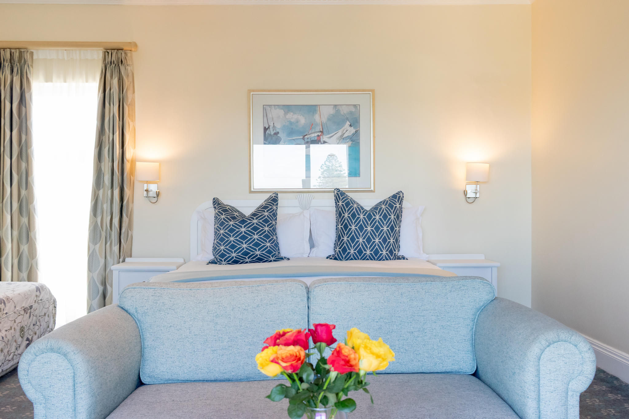 The Beach Hotel Bedroom