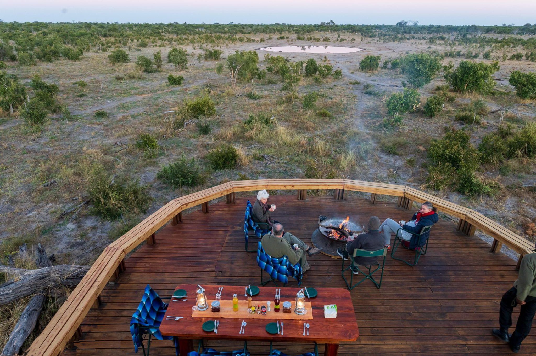 Skybeds in Khwai Private Reserve, Northern Botswana 