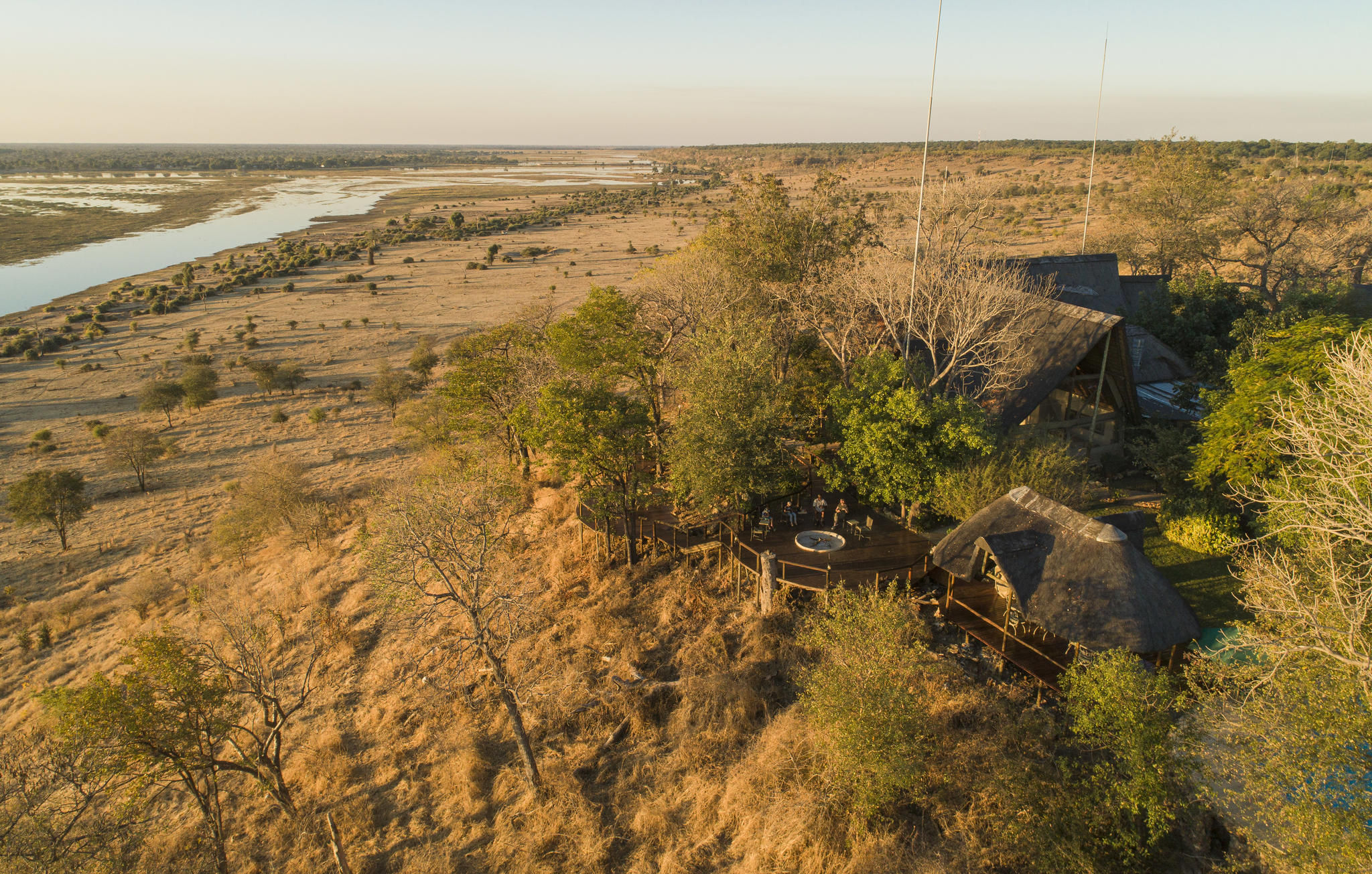 Aerial View of Muchenje and Flood PLains