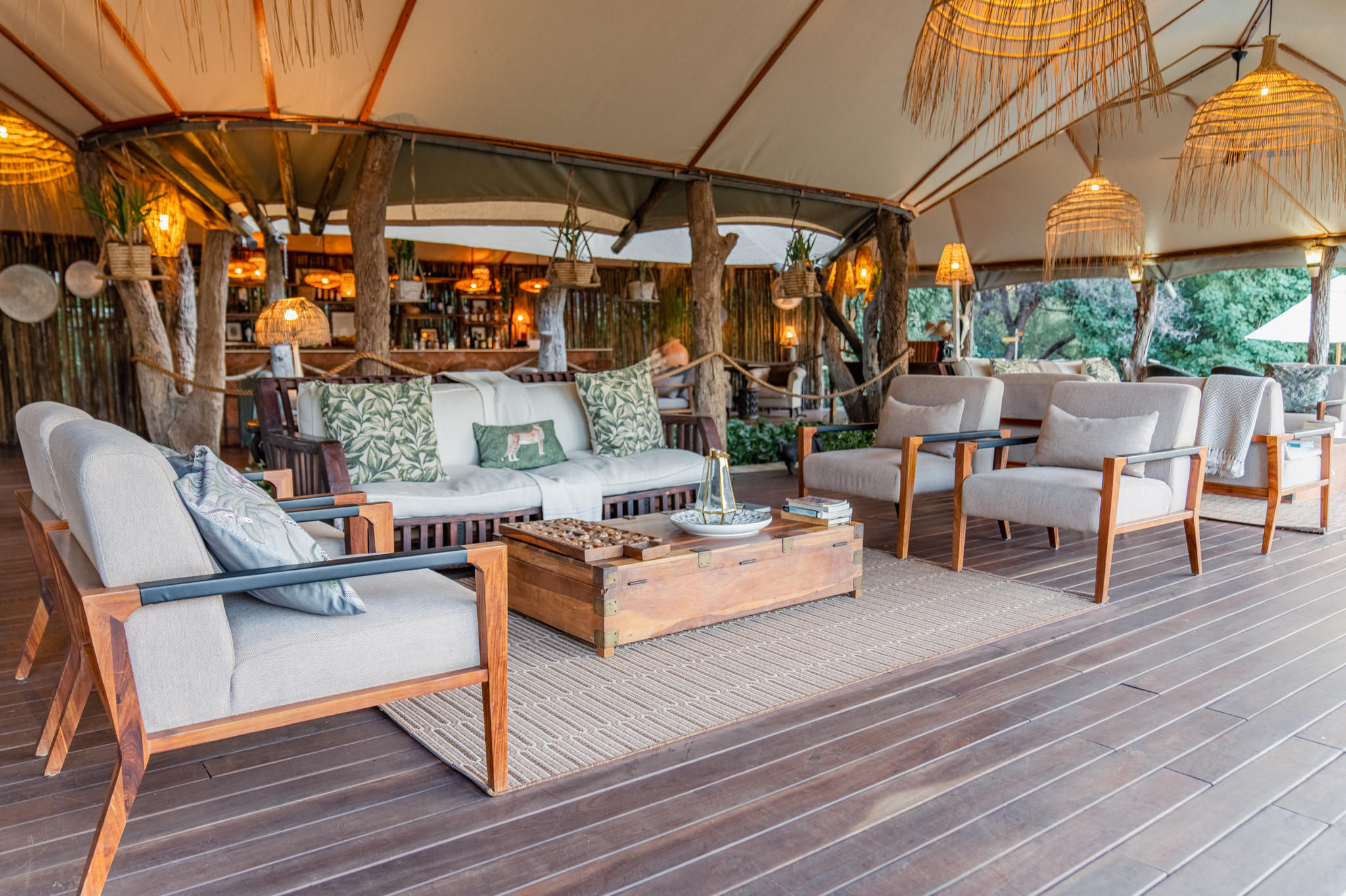Zambezi Deck Sitting Area