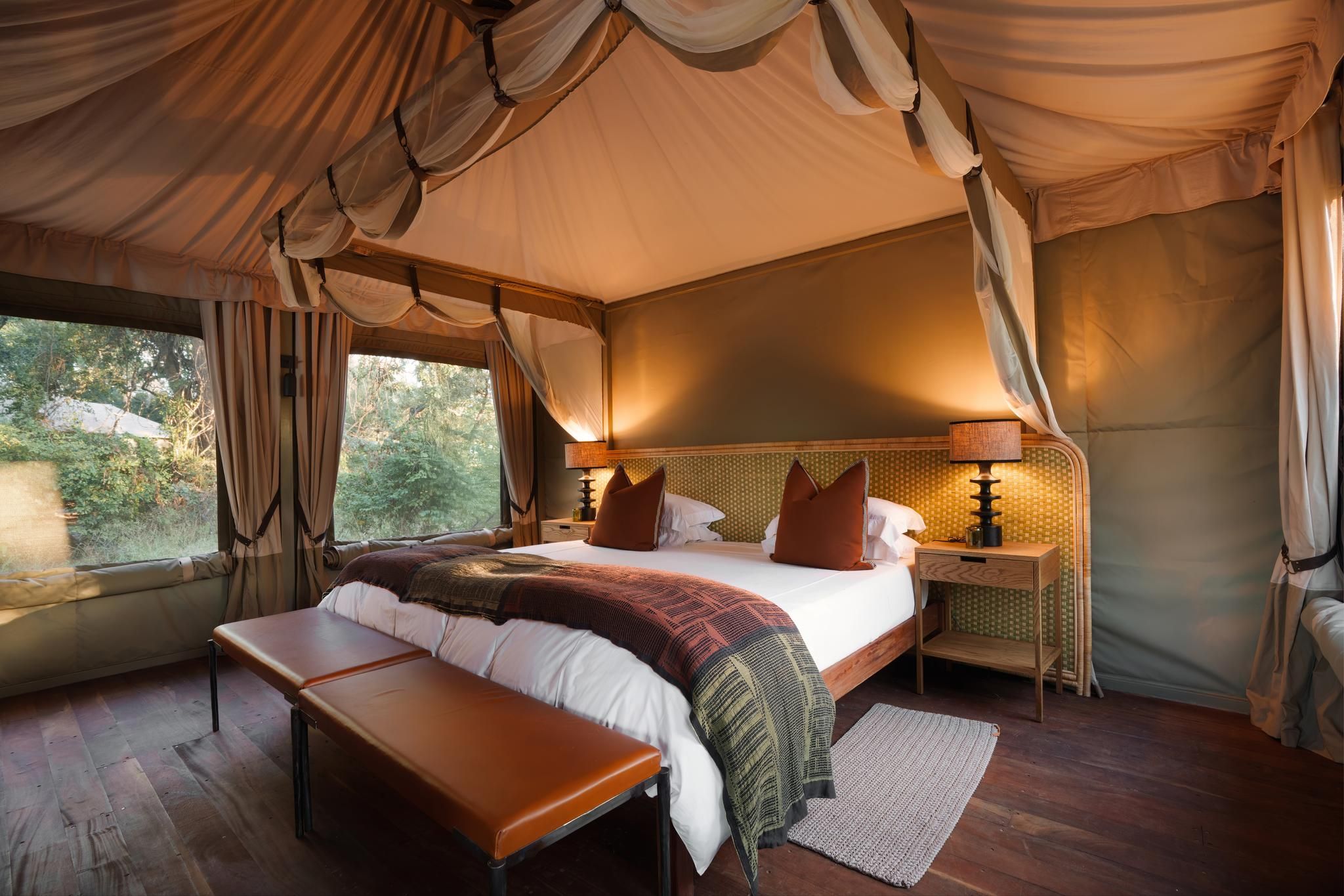 Standard tent bedroom