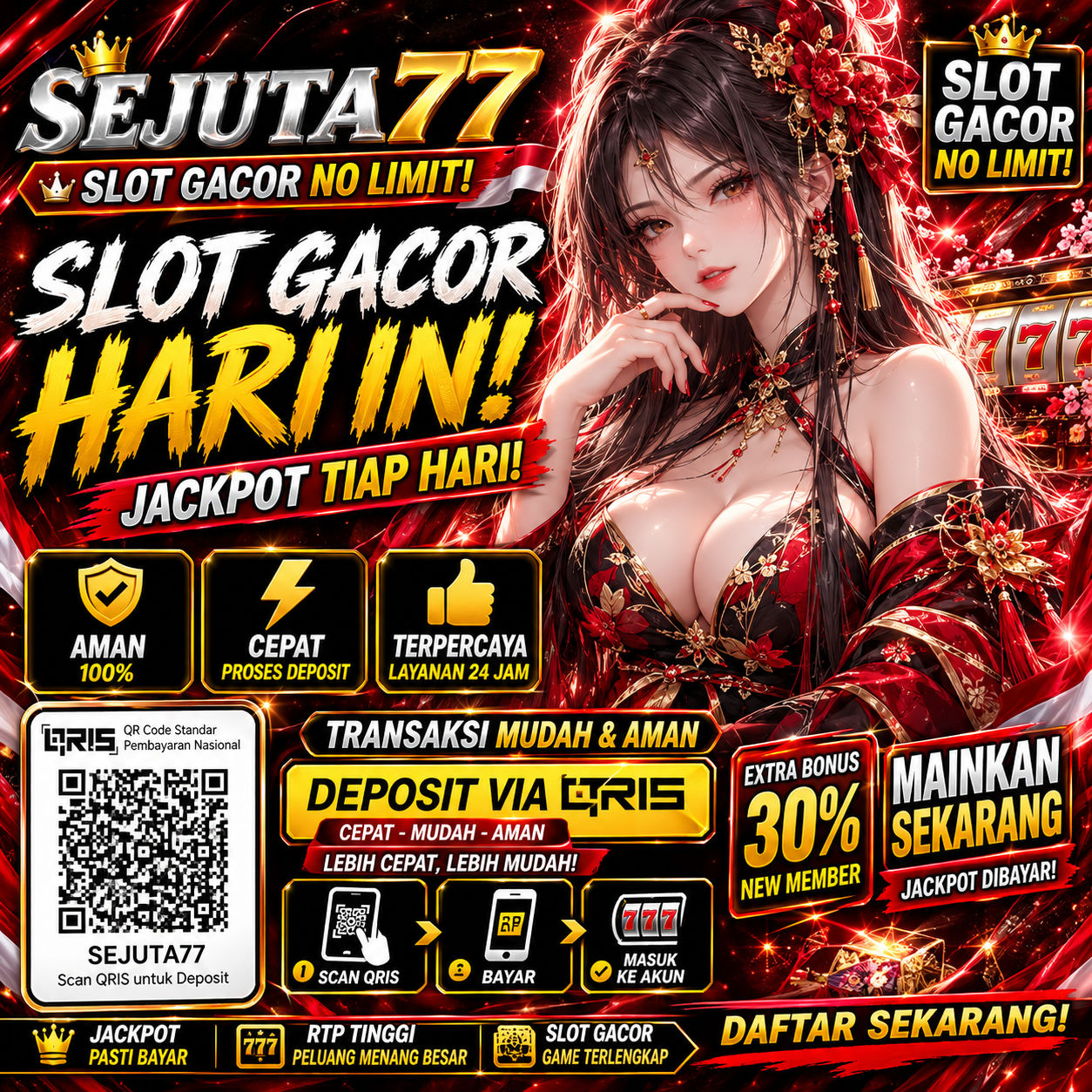 SEJUTA77: Andalan Situs Deposit 5000 Jagoan Akses Link Slot Gacor Hari Ini