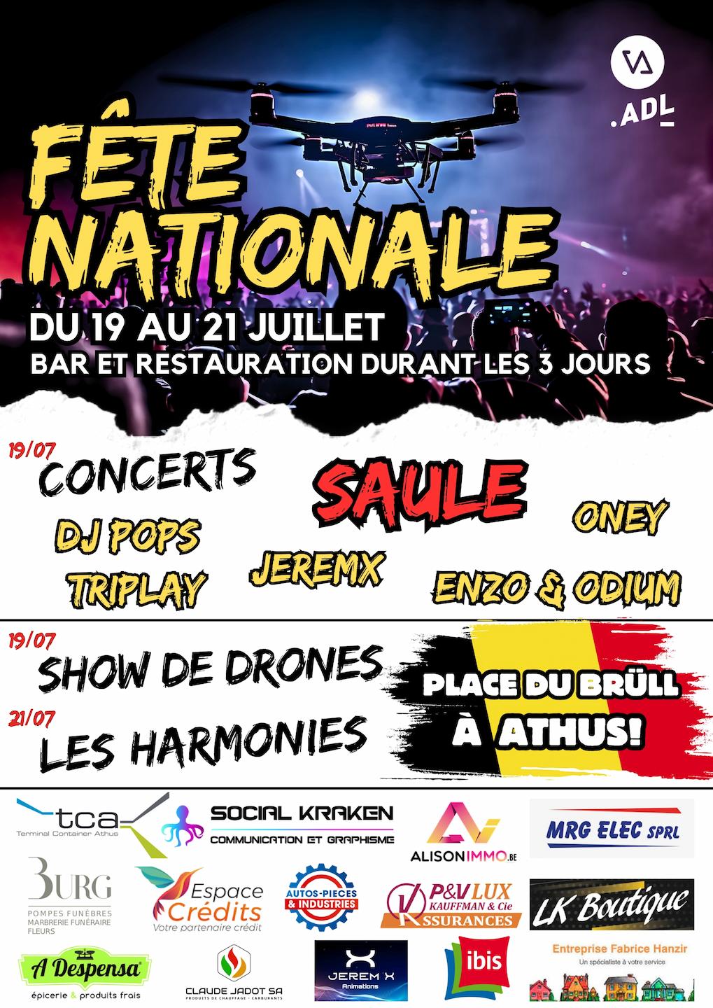 Fête nationale, prospectus informations