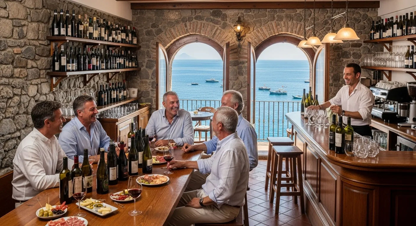 amalfi coast italian wine bar