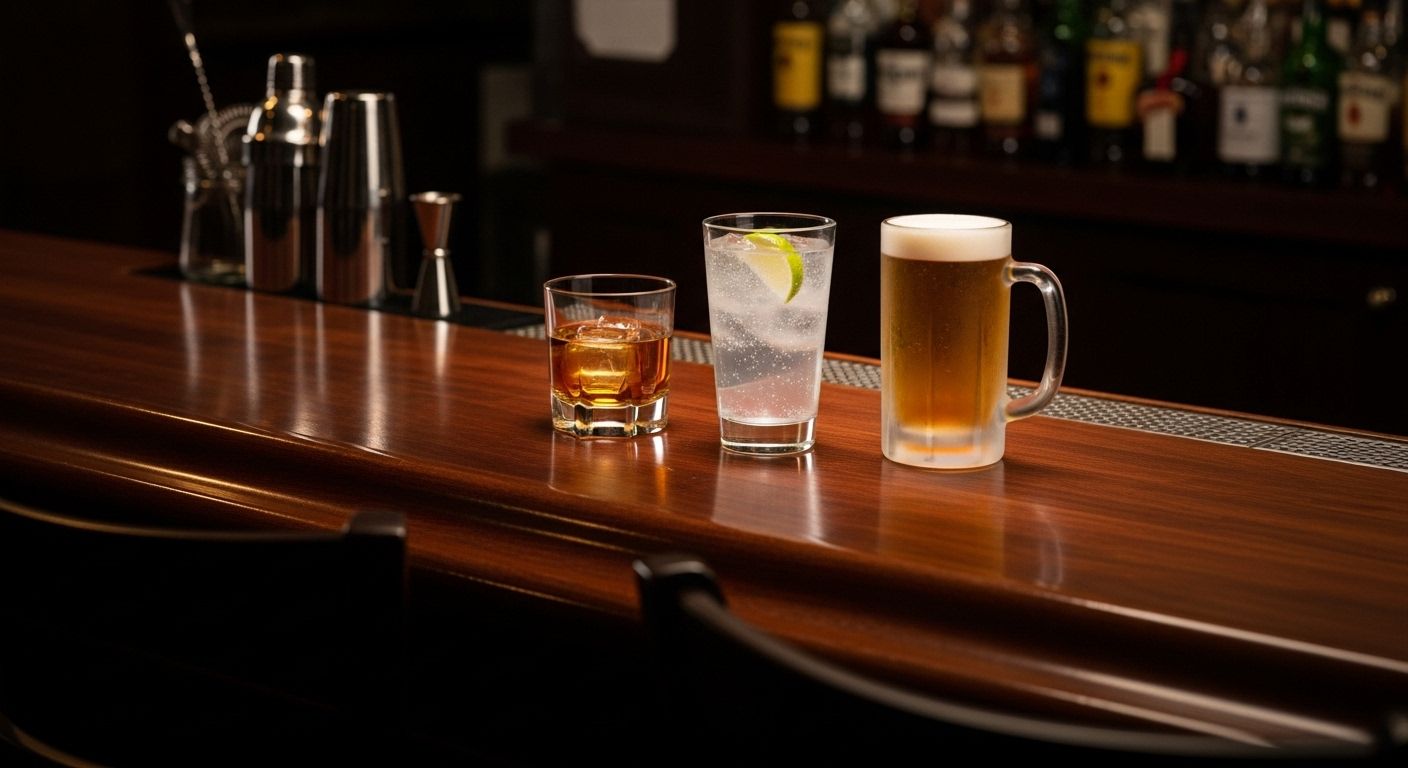 basic drinks to order at a bar