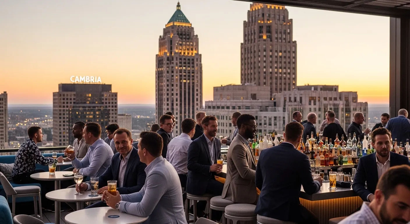 Cambria Rooftop Bar Atmosphere