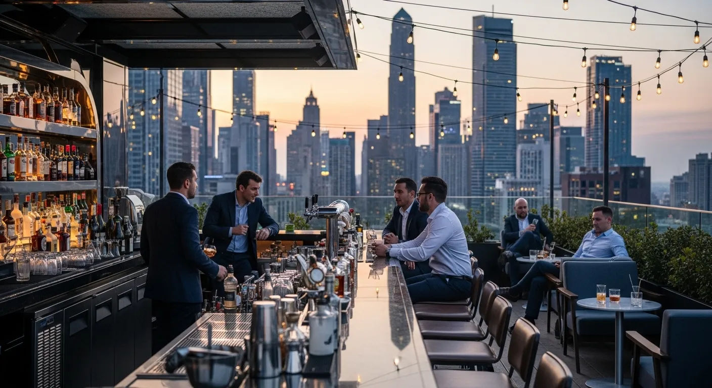 Cosmopolitan Rooftop Bar Views Stunning