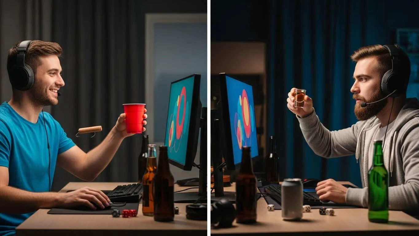 drinking games for two online