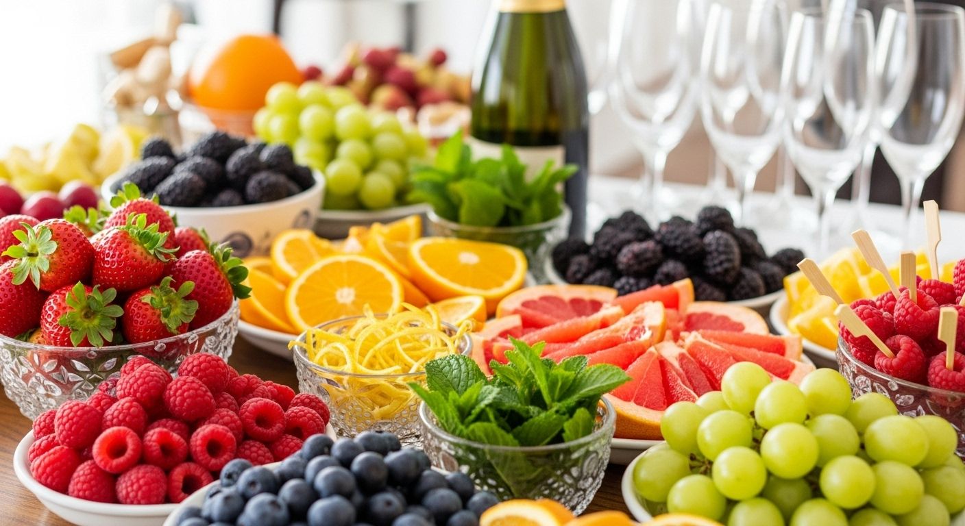 fruit for mimosa bar