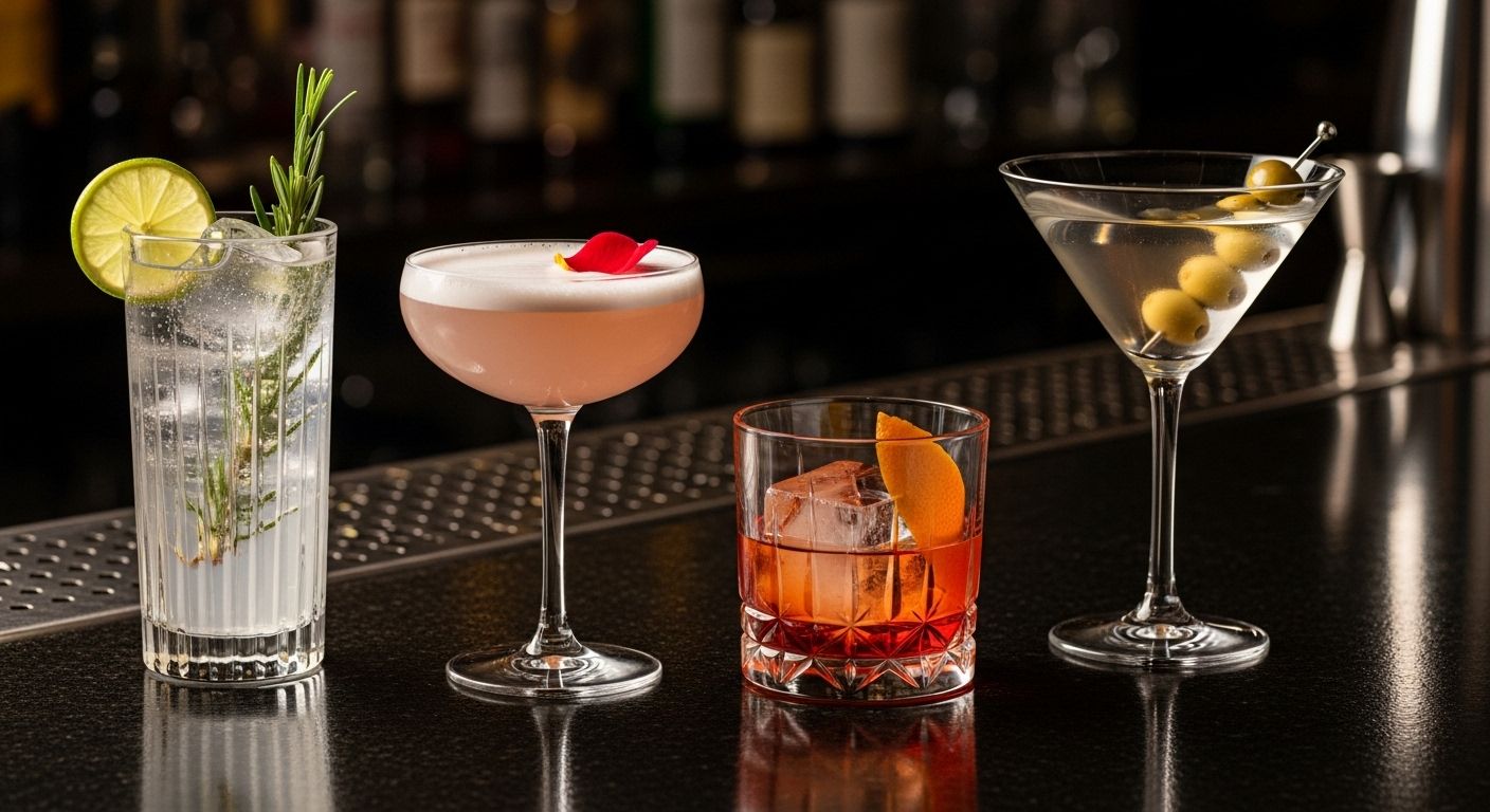 Gin Drinks To Order At A Bar Essentials