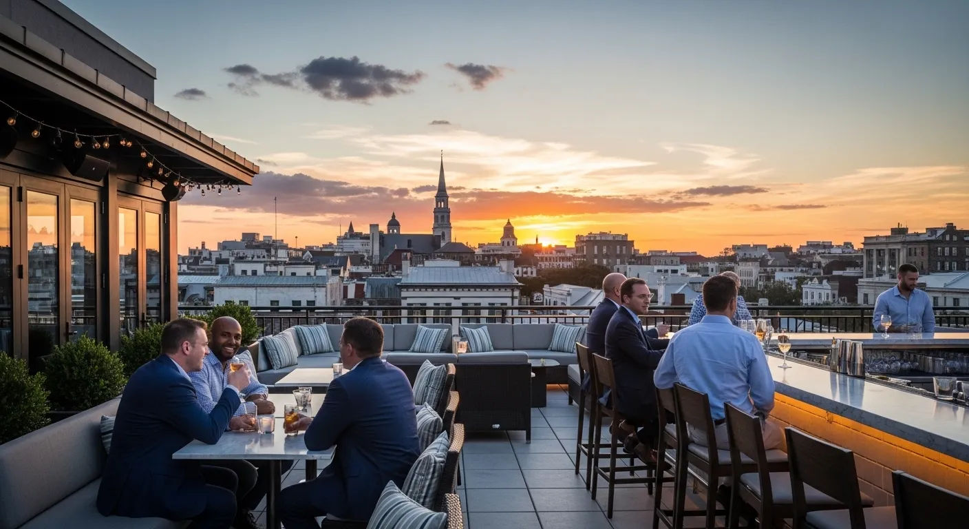 Hotel Bennett Rooftop Bar Views