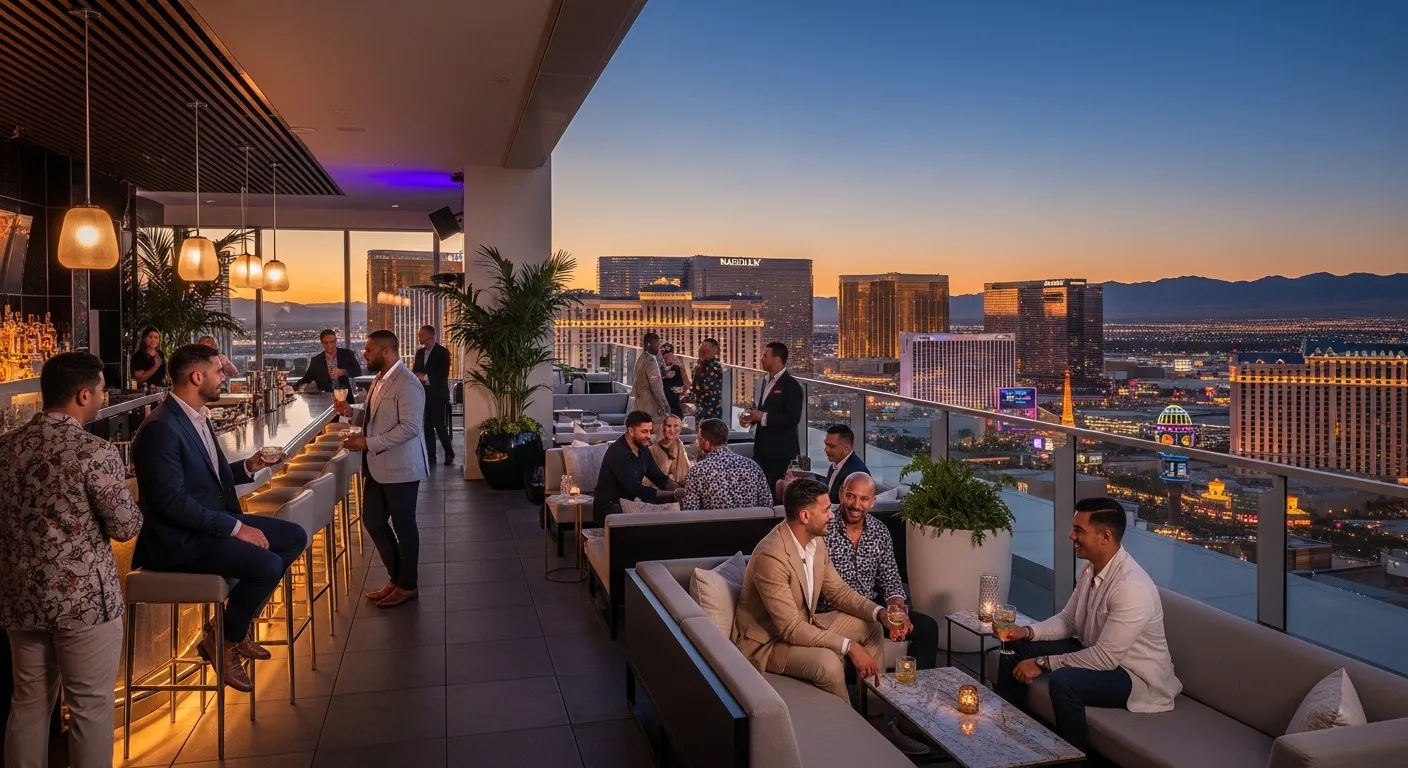 Mandalay Bay Rooftop Bar Vibes
