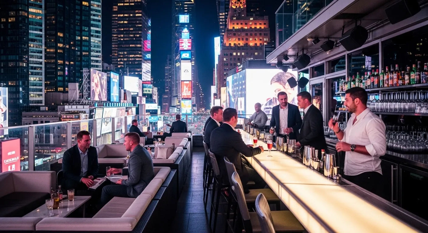 Time Square Rooftop Bar Highlights