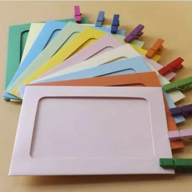 bingkai foto unik kertas