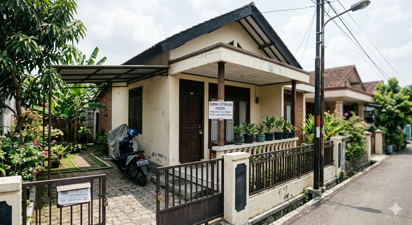 rumah ditinggal mudik
