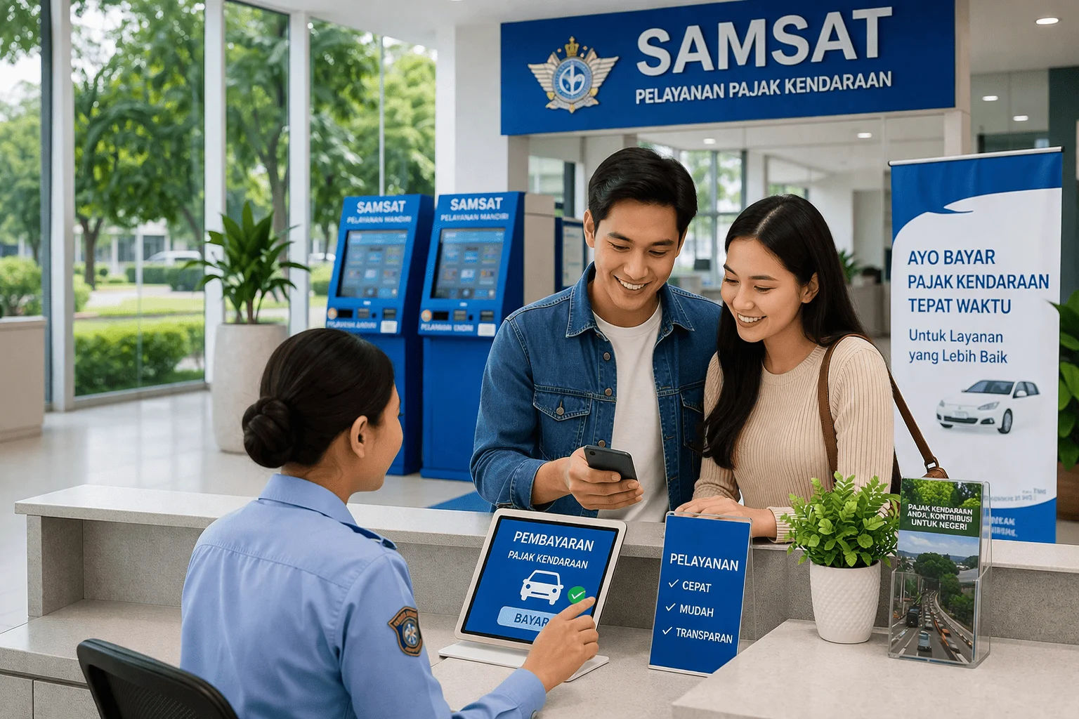 bayar pajak di samsat banten