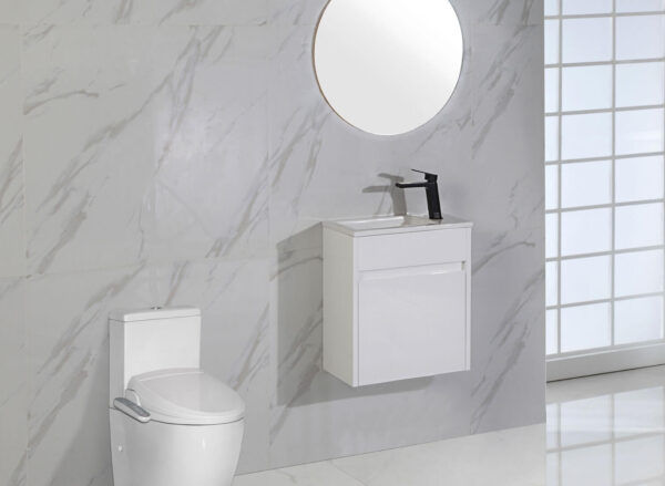 AU17 Compact Wall Hung Vanity - 465x260mm
