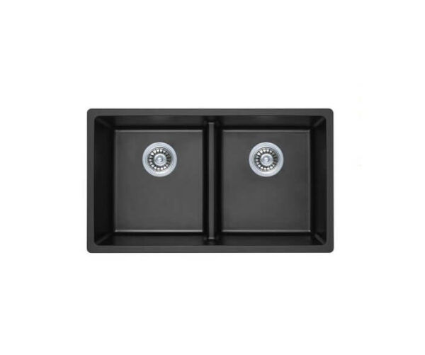 BV-7946D Black Double Bowl Kitchen Sink 790x460mm
