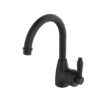 202104BL.jpg FNZ2104BL Black/ Black Round Gooseneck Basin Mixer