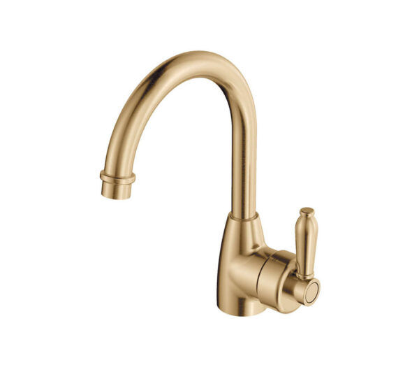 FNZ2104UU Urban Brass Round Gooseneck Basin Mixer