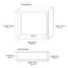 420X360.png Universal Polyurethane Shower Wall Niche
