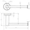 5051-1drw.jpg ASL Chrome Round Toilet Roll Holder