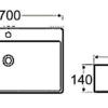 5fb308e60ae67237e384e488_WB-7042.jpg EC7042 Gloss White Ceramic Basin 700x420x140mm
