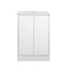 AU03-600 Gloss White Freestanding Vanity - 600x460mm